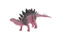 Purple plastic dinosaur toy