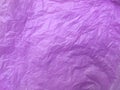 Purple plastic texture background, surface of plastic bag Royalty Free Stock Photo