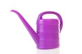 Purple plastic watering can