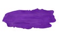 Purple plasticine isolated on white background Royalty Free Stock Photo