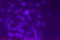 Purple plenty of falling sparkles one color bokeh texture - wonderful abstract photo background Royalty Free Stock Photo