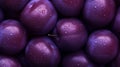 Purple Plum Texture With Water Droplets In Zbrush Style Royalty Free Stock Photo