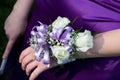 Purple Prom Corsage