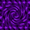 Purple psychedelic spiral