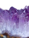 Purple quartz amethyst Royalty Free Stock Photo