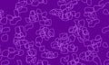 Purple random form background