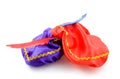 Purple and red hat of Zwarte Piet Royalty Free Stock Photo