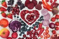 Purple and Red Health Food Royalty Free Stock Photo