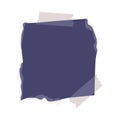 purple ripped paper