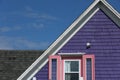 Purple roof top in Magdalein island Royalty Free Stock Photo