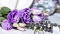 Purple Rose Bouquet Royalty Free Stock Photo