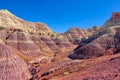 Purple sands of Petrified Forest AZ