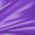 Purple satin in curtain pattern