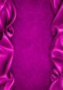 Purple satin fabric background