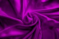 Purple silk delicate fabric spun and draped