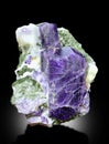 purple scapolite with diopsite Mineral specimen from badakhshan afghanistan