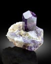purple scapolite on matrix Mineral specimen from badakhshan afghanistan