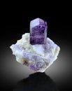 purple scapolite on matrix Mineral specimen from badakhshan afghanistan