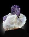 purple scapolite on matrix Mineral specimen from badakhshan afghanistan