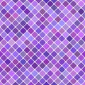 Purple seamless diagonal square pattern background design - vector graphic Royalty Free Stock Photo