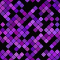 Purple seamless diagonal square pattern background design - vector graphic Royalty Free Stock Photo