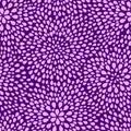 Purple Seamless Pattern with Abstract Floral Texture