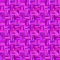 Purple seamless striped square tile mosaic pattern background - vector design Royalty Free Stock Photo