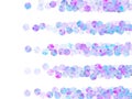 Purple sequins confetti placer vector background Royalty Free Stock Photo