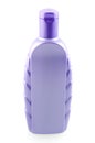 Purple shampoo bottle Royalty Free Stock Photo