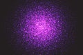 Purple Shimmer Glowing Round Particles Vector Background