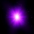 Purple Shine Starburst Vector Radiant Star Rays