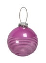 Purple shiny christmass ball