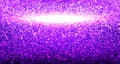 Purple shiny glittering banner. Abstract background for flier, poster