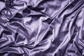 Purple shiny silk fabric texture Royalty Free Stock Photo