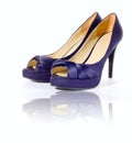 Purple Shoes Royalty Free Stock Photo