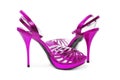 Purple shoes Royalty Free Stock Photo