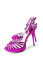 Purple shoes Royalty Free Stock Photo