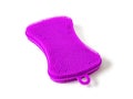 Purple silicone dishwashing brush