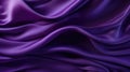 a purple silk fabric background with smooths and folds Royalty Free Stock Photo