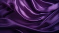 a purple silk fabric background with smooths and folds Royalty Free Stock Photo