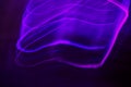 Purple smoke with abstract shape