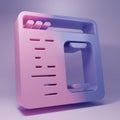 Purple Software, web developer programming code icon isolated on purple background. Javascript computer script random Royalty Free Stock Photo