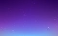 Purple space background. Color outer space with stars. Violet starry gradient. Cosmic wallpaper with constellations