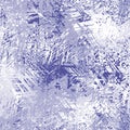 Purple space dyed brushstroke texture in very peri lilac trend color. Modern abstract grunge paint streaked backdrop