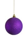 Purple sparky bauble