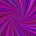 Purple spiral background - vector design from rotating rays in colored tones Royalty Free Stock Photo