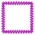 Purple spiral frame
