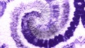 Purple Spiral Tie Dye Print. Violet Swirl Watercolor Drawing. Amethyst Ink Splash Paint. Mauve Brushed Banner. Lavender Grungy Pai