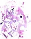 Purple Splatter Watercolor Texture Pattern