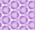 Purple spring geometry seamless pattern. Hand draw